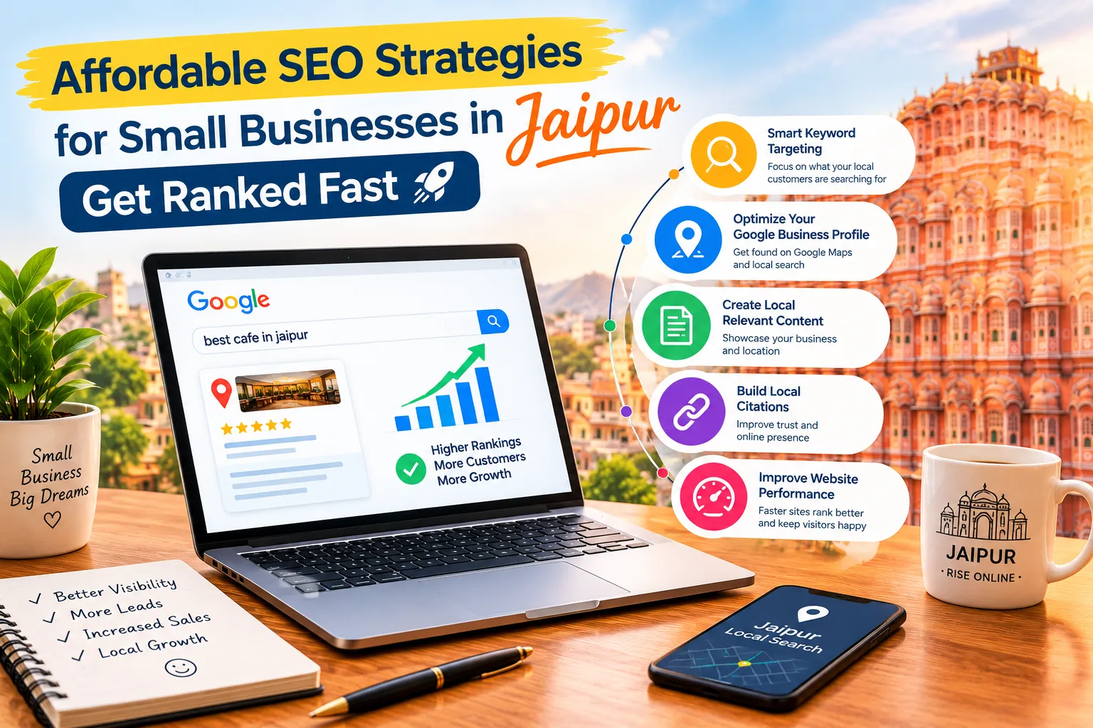 Affordable SEO Strategies for Small Businesses in Jaipur – Get Ranked Fast